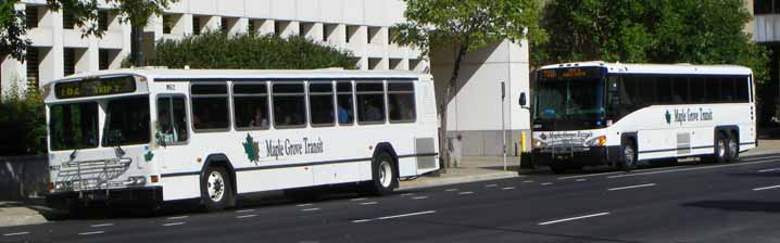Maple Grove Transit Gillig Phantom MG12 & MCI D4500CT 60024